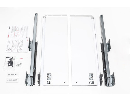 Комплект ящика Indigo H=175, L=500, отделка белая, M-IND2.KIT.500C.WH
