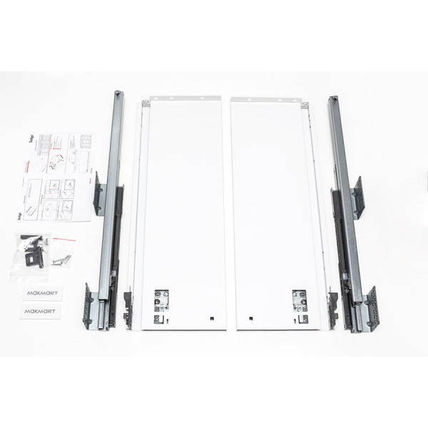 Комплект ящика Indigo H=175, L=500, отделка белая, M-IND2.KIT.500C.WH