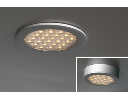 Светильник LED Round Ring, 1.5W, 6000K, отделка алюминий