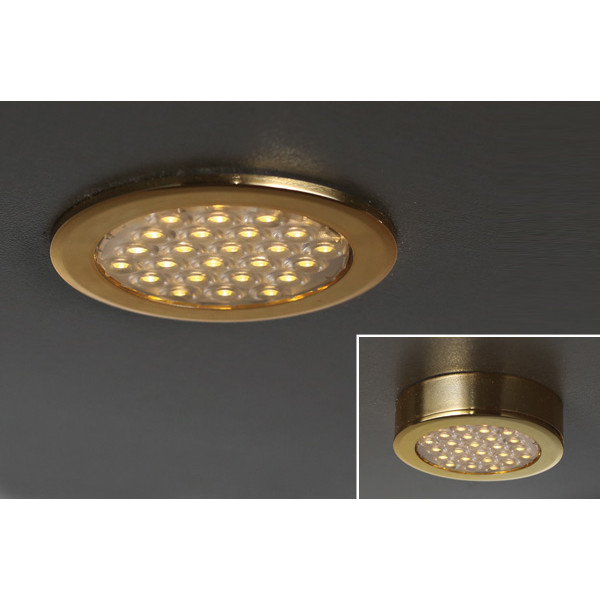 Светильник LED Round Ring, 1.5W, 6000K, отделка золото глянец