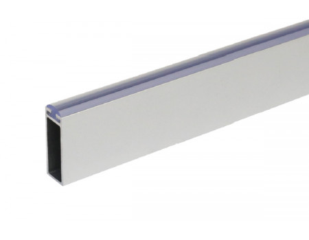 Linear Штанга для одежды 10х30 c демпфером, L=2000мм, отделка алюминий